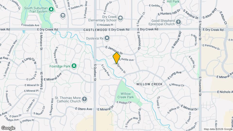 7731 S Spruce St Map and Location Details