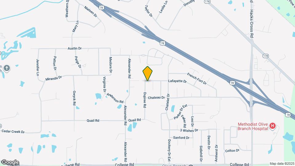 4650 Dupree Rd Map and Location Details