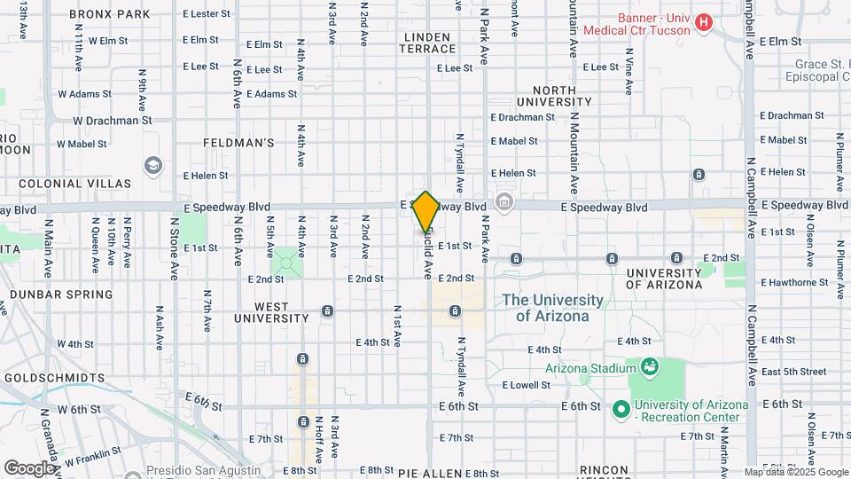 741-745 E 1st St Mapa y Detalles de la Ubicación