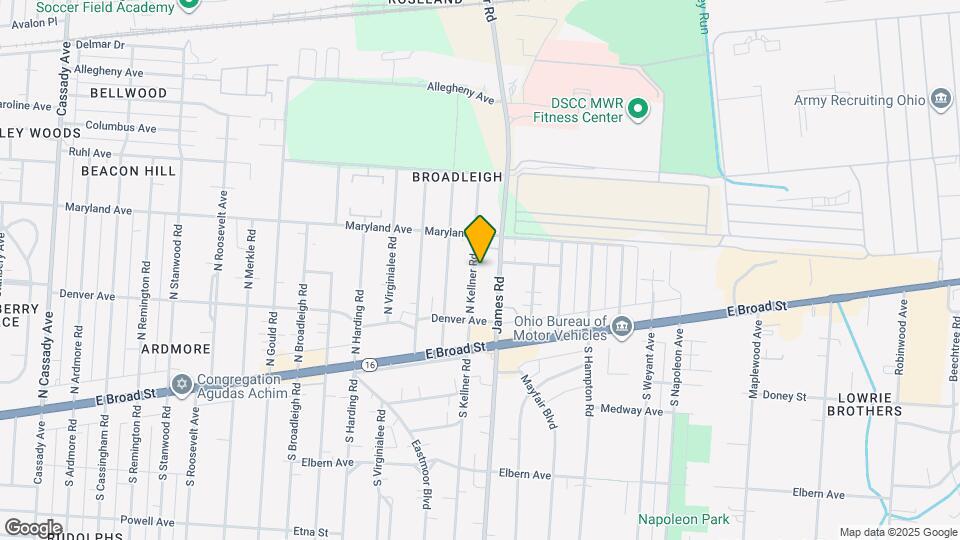 118 N Kellner Rd Map and Location Details