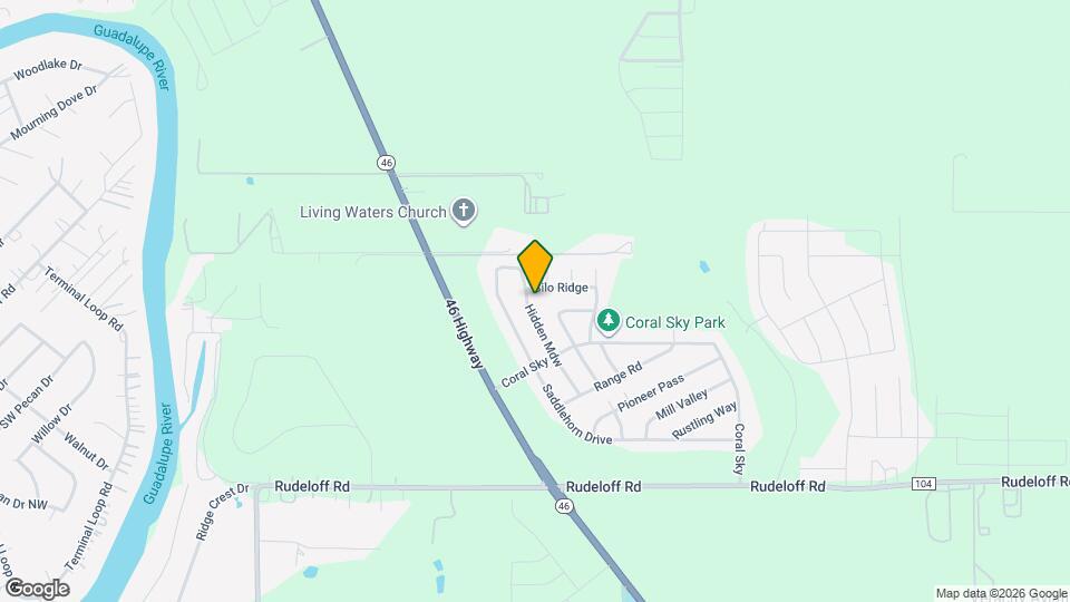 3039 Hidden Meadow Map and Location Details