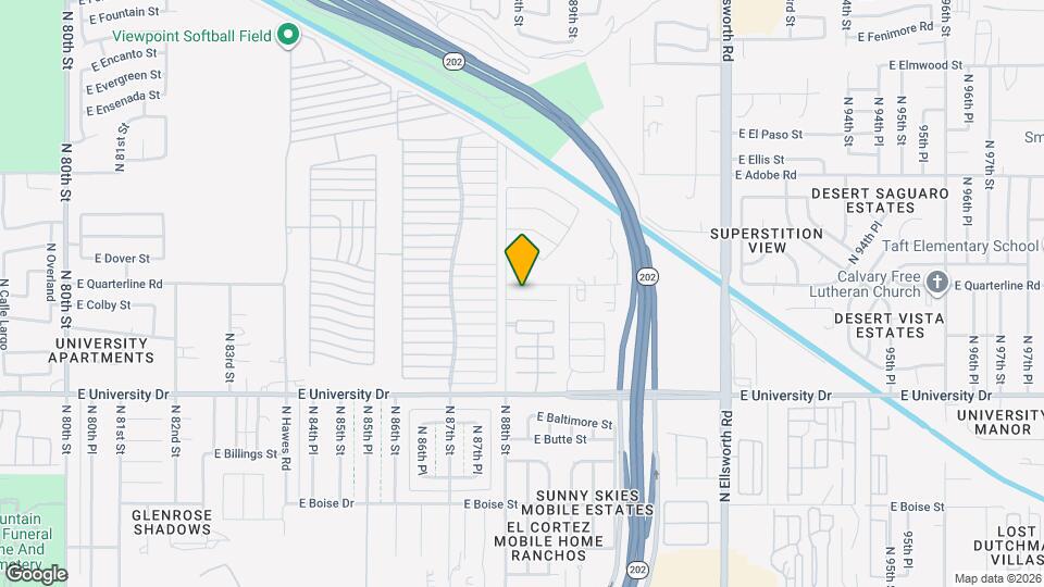 8816 E Colby Cir Map and Location Details