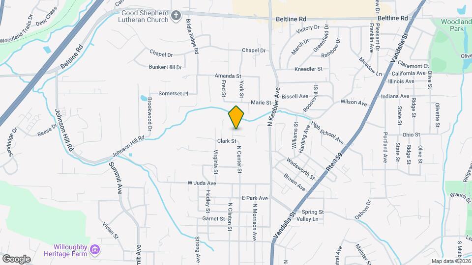 1206 Woodbridge St Map and Location Details