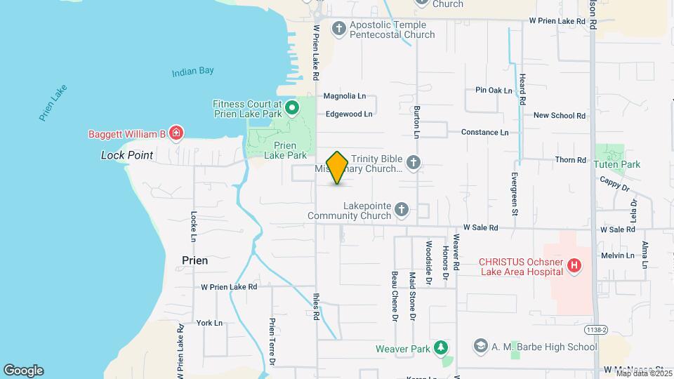 2717 Henderson Bayou Pl Map and Location Details