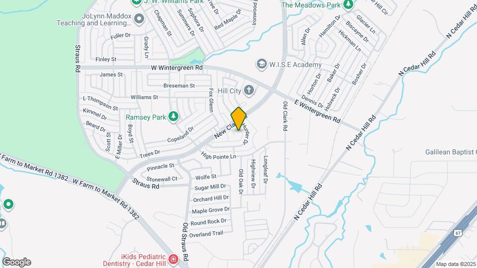 1204 Shakleford Cir Map and Location Details