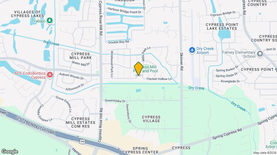 14610 Hazy Ridge Ln Map and Location Details