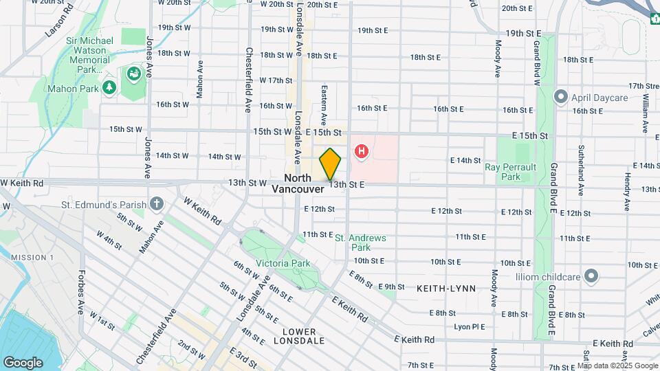 135-1135 13th St E Map and Location Details
