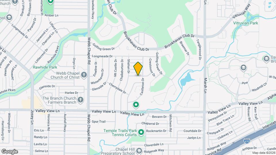 3332 Brockway Dr Map and Location Details