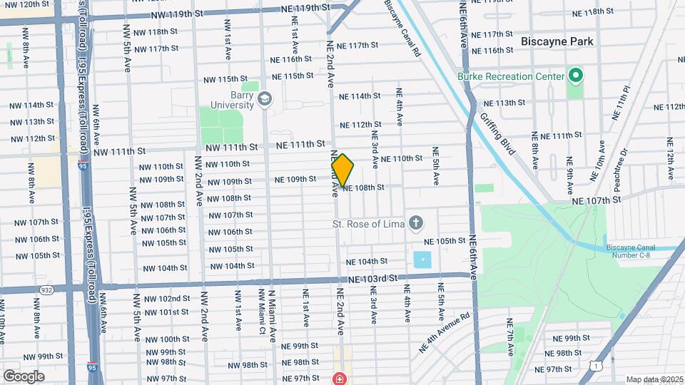 214 NE 108th St Map and Location Details