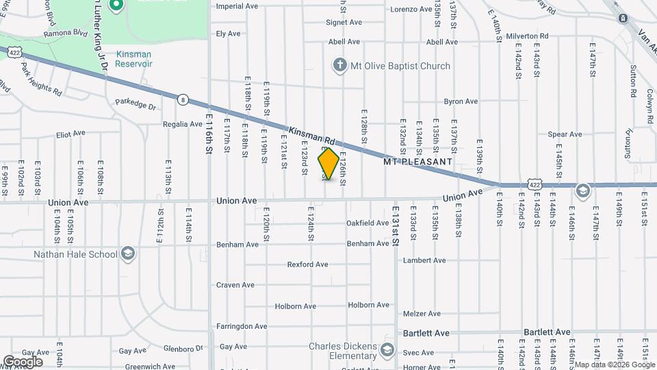 3467 E 125th St Map and Location Details