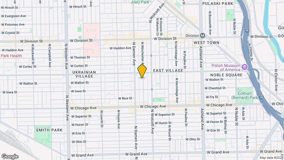 958 N Winchester Ave Mapa y Detalles de la Ubicación