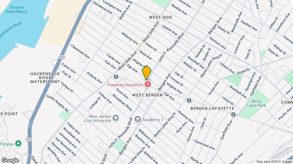 2197 John F. Kennedy Blvd Map and Location Details