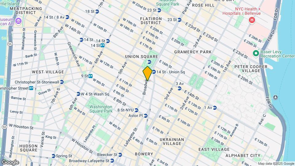 832 Broadway Map and Location Details