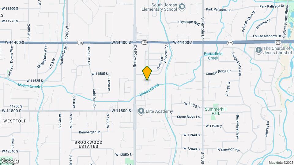 11618 S Old Cedar Dr Map and Location Details