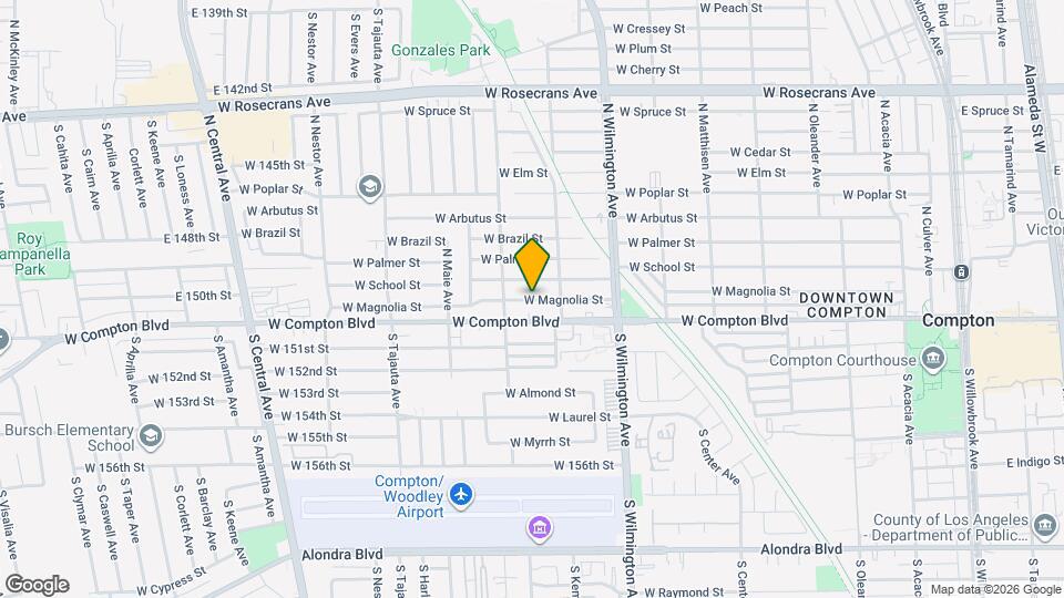 949 W Magnolia St Map and Location Details