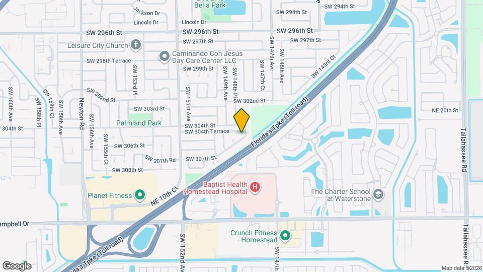 14811 SW 307th St Map and Location Details