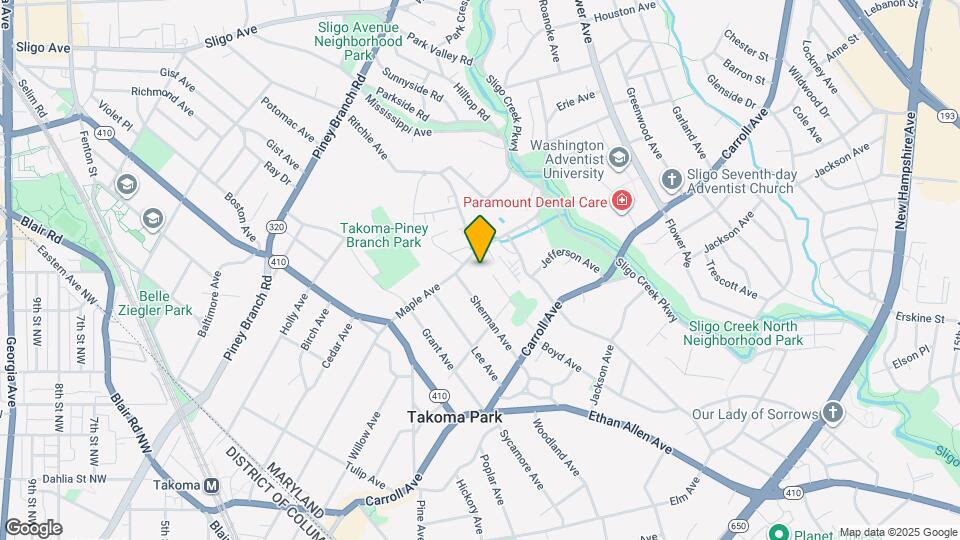 7611 Maple Ave Mapa y Detalles de la Ubicación