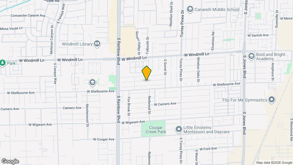 6719 Treble Clef Ave Map and Location Details