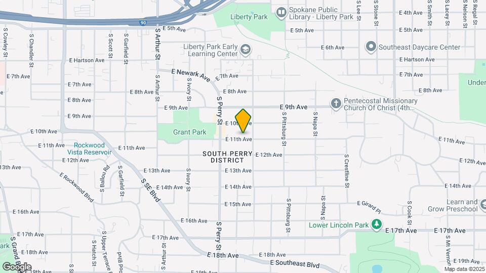 1511 E 11th Ave Map and Location Details