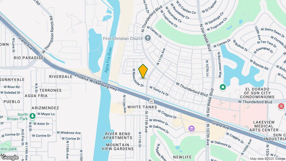 13611 N Newcastle Dr Map and Location Details