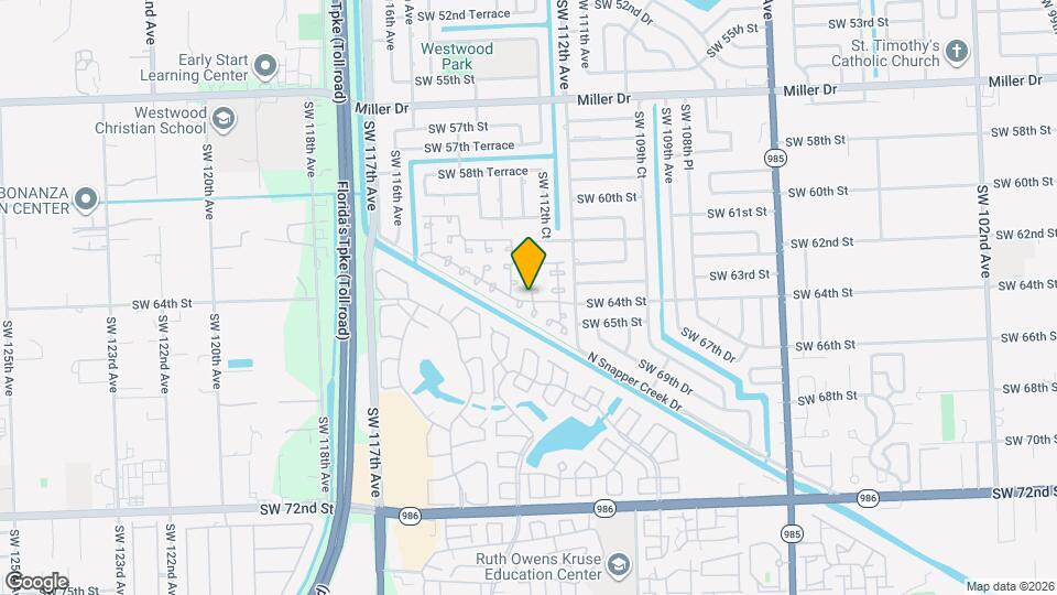 6352 SW 112th Pl Map and Location Details
