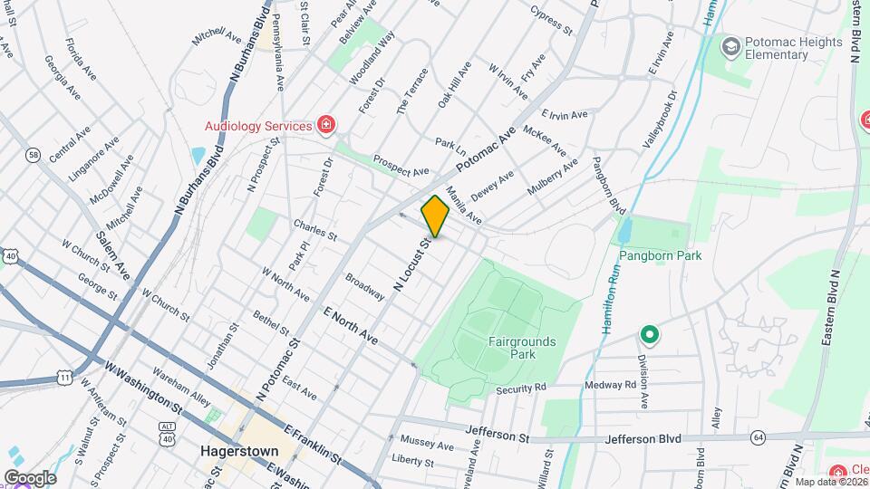 109 Fairground Ave Map and Location Details