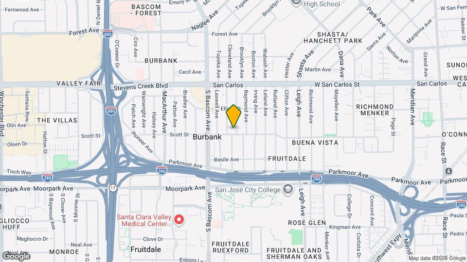 491 Arleta Ave Map and Location Details