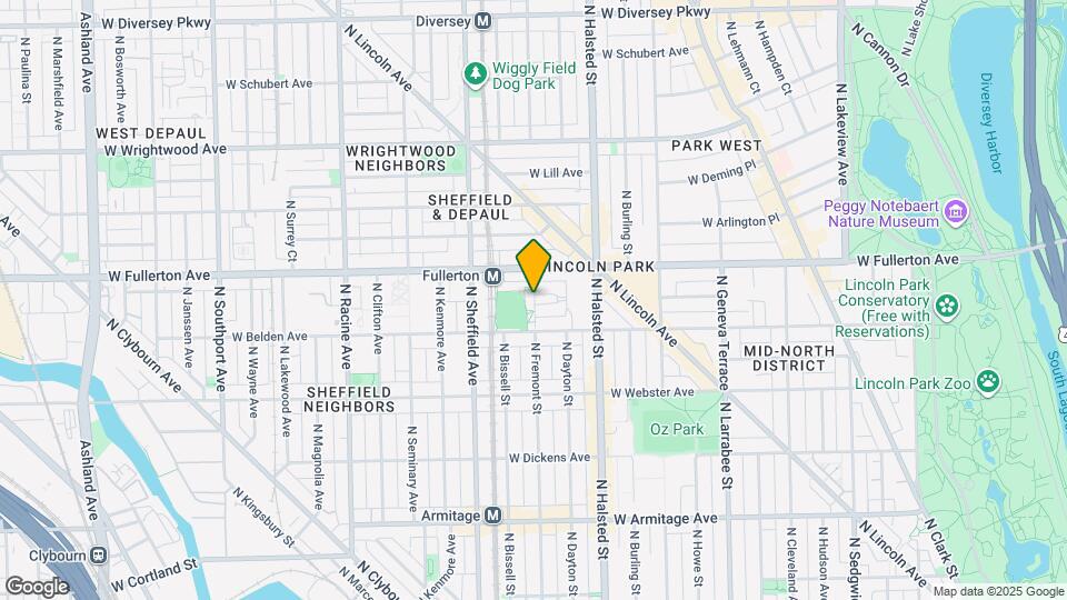 2618 N Fremont St Map and Location Details