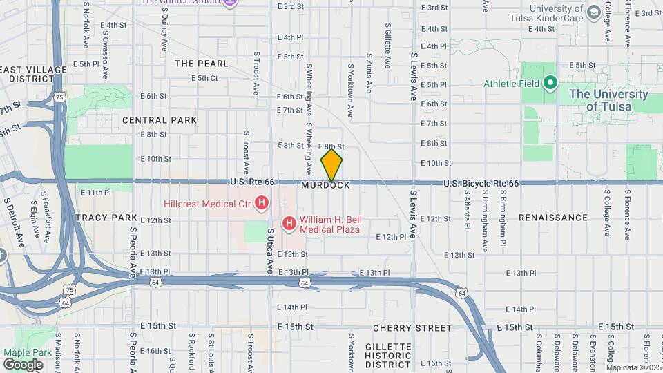 2002 E 11th St Map and Location Details