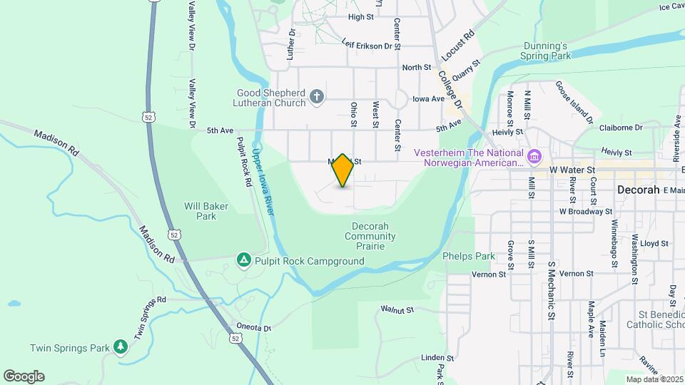 Oneota Village Assisted Living Map and Location Details