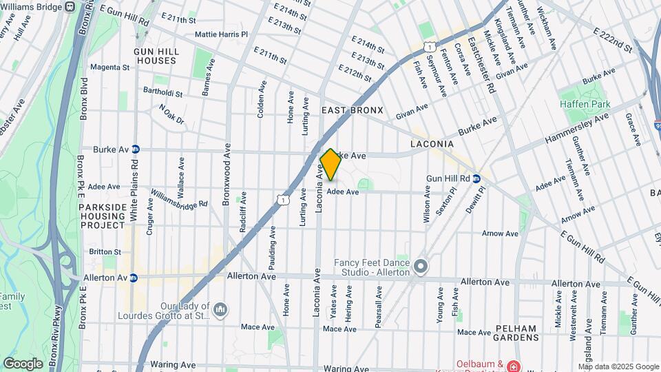 1111 Adee Ave Map and Location Details