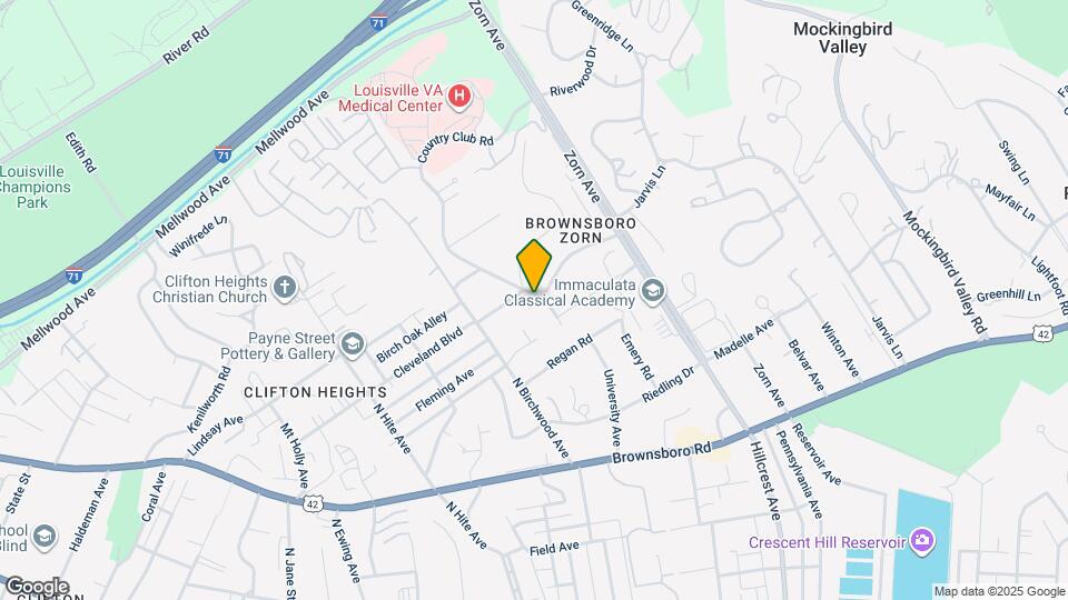 538 University Ave Map and Location Details