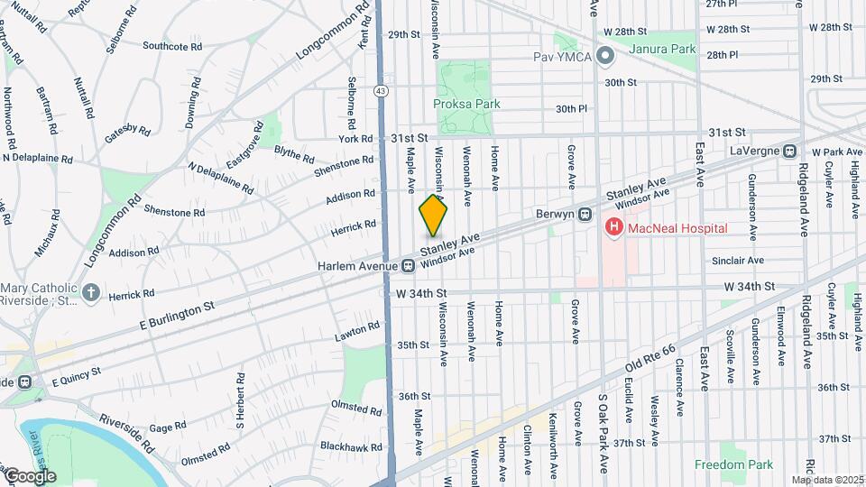7121 Stanley Ave Mapa y Detalles de la Ubicación