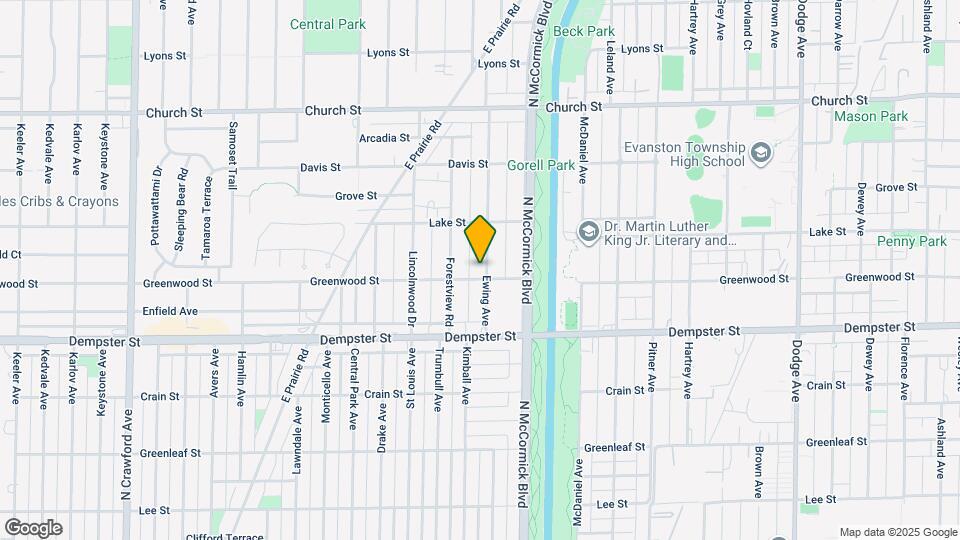 8906 Ewing Ave Map and Location Details