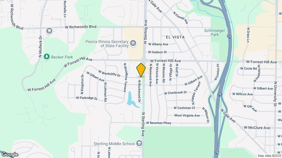 2914-2916 N Rockwood Dr Mapa y Detalles de la Ubicación