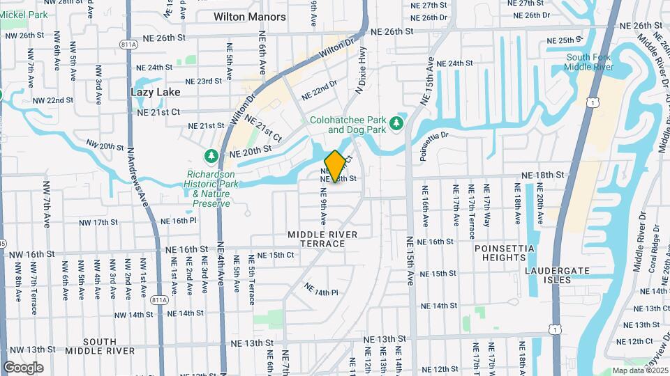 917 NE 17th Ct Mapa y Detalles de la Ubicación