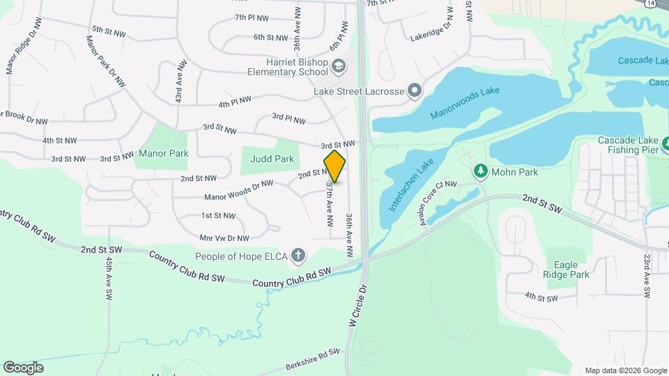 172 37th Ave NW Map and Location Details