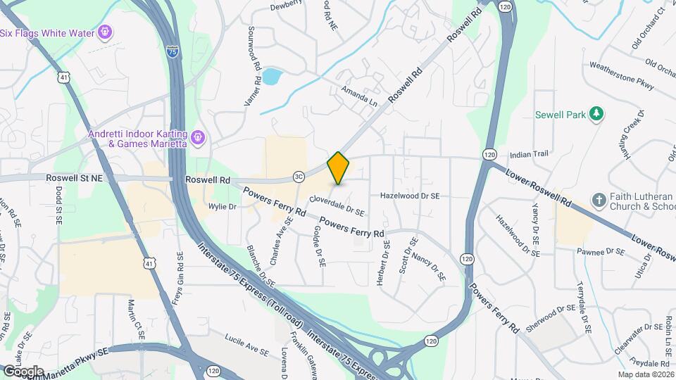 1540 Rosewood Cir SE Map and Location Details