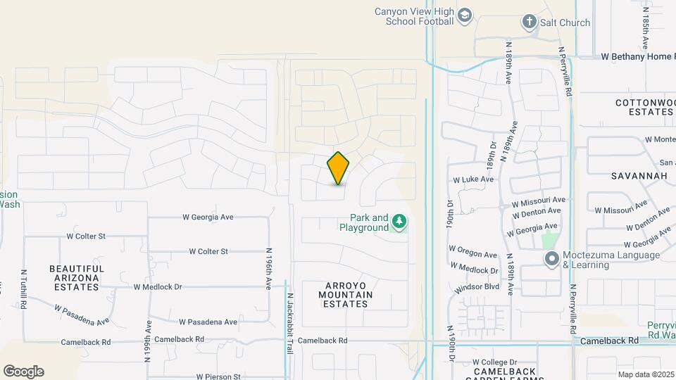 19321 W Luke Ave Mapa y Detalles de la Ubicación