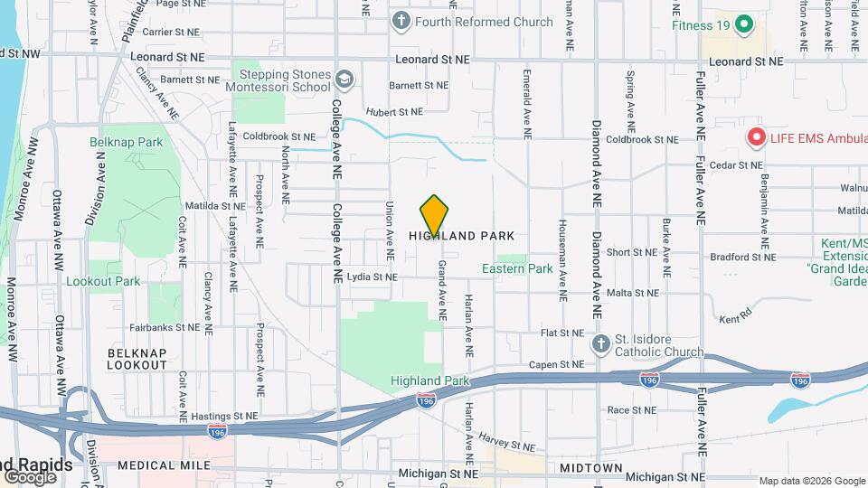 865 Grand Ave NE Map and Location Details