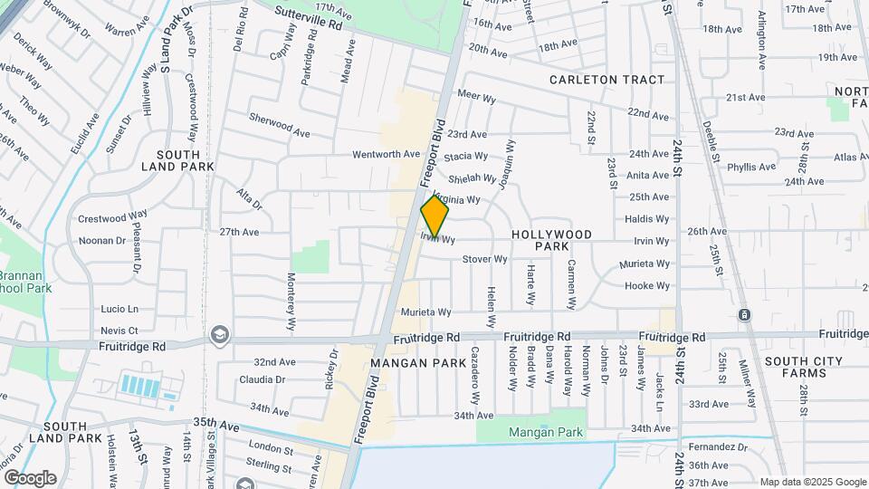 2120 Irvin Wy Map and Location Details