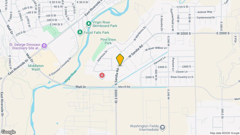 2353 S Sandia Rd Map and Location Details