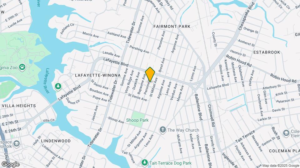 3106 Peronne Ave Map and Location Details