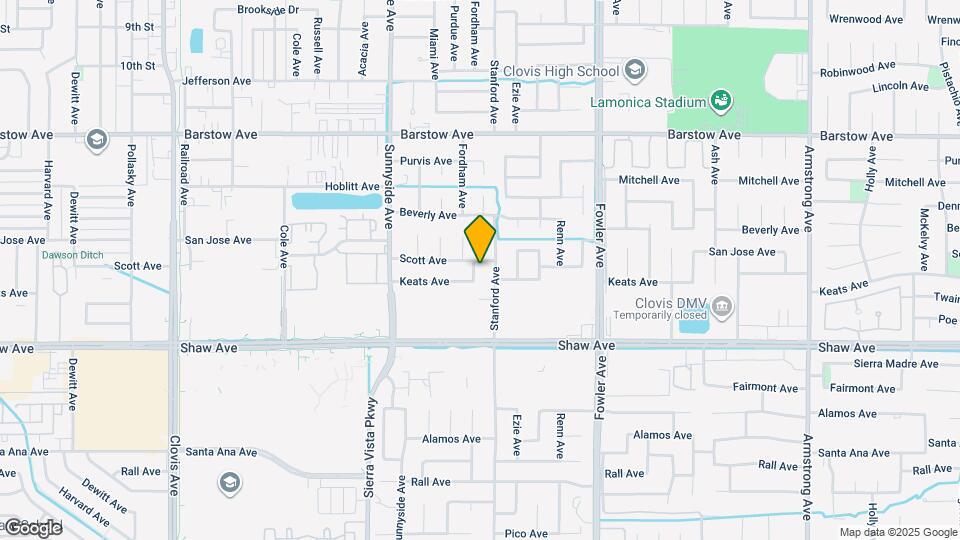 1715 Fordham Ave Mapa y Detalles de la Ubicación