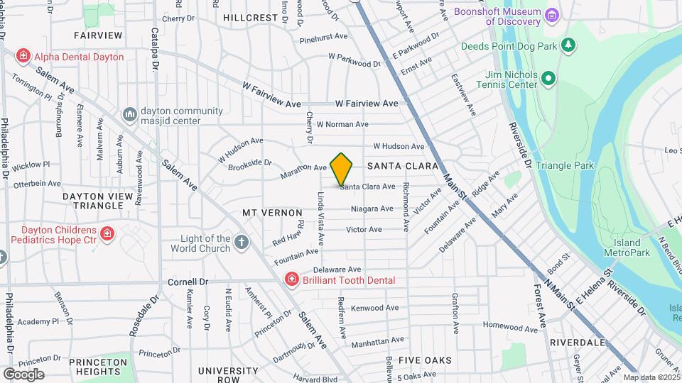 234 Santa Clara Ave Map and Location Details