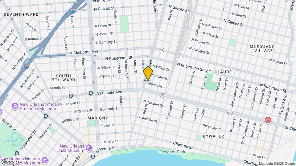 2607 Marais St Map and Location Details