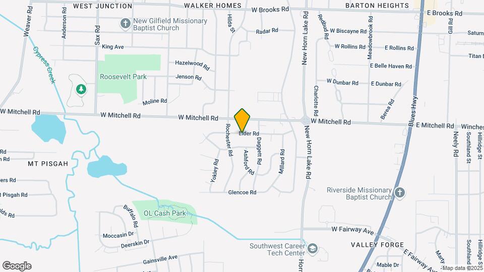 311 Elder Rd Map and Location Details