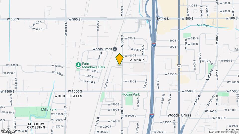 820 W 1175 S Map and Location Details
