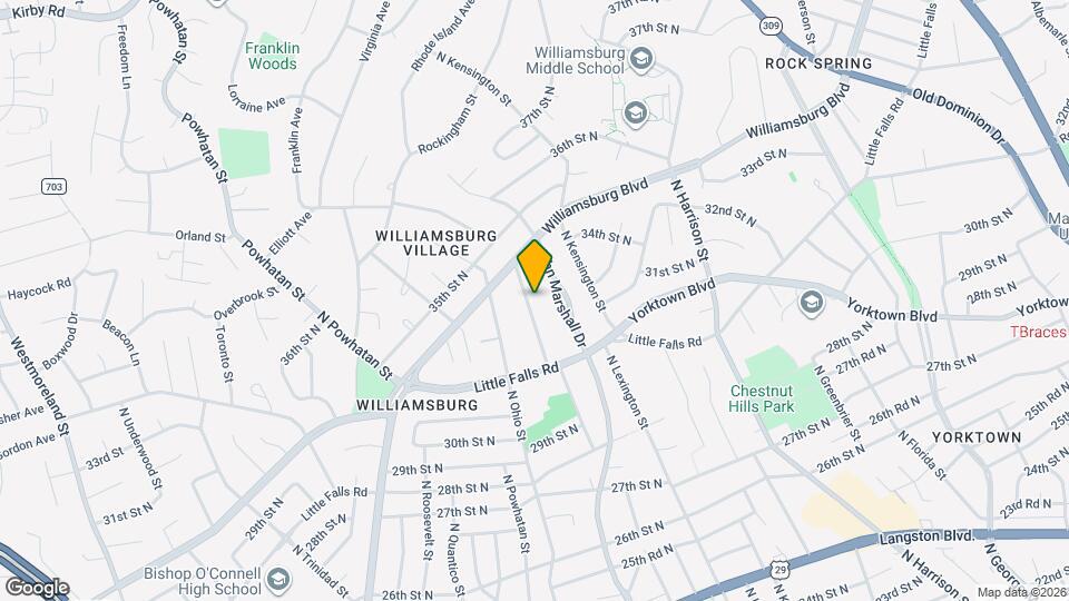 3125 N Nottingham St Map and Location Details