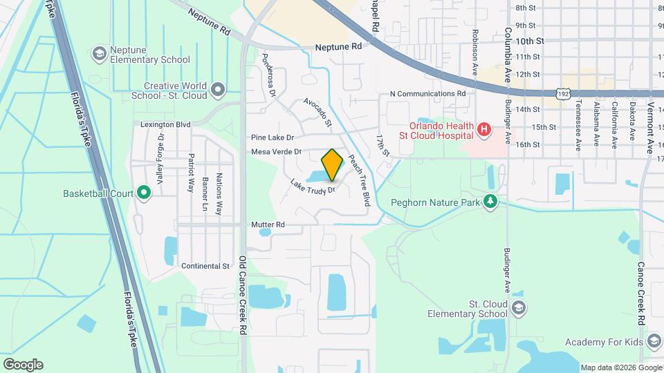 4506 Lake Trudy Dr Map and Location Details